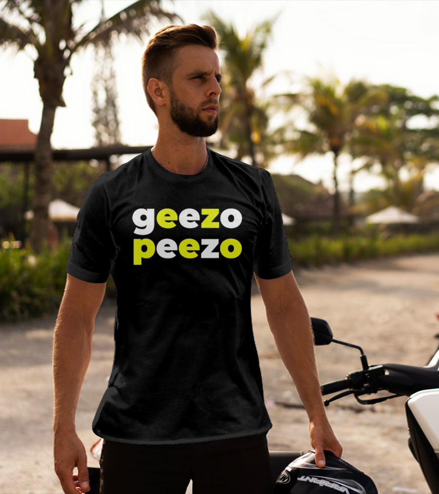 Geezo Peezo Bright Bold Text Styles T-Shirt