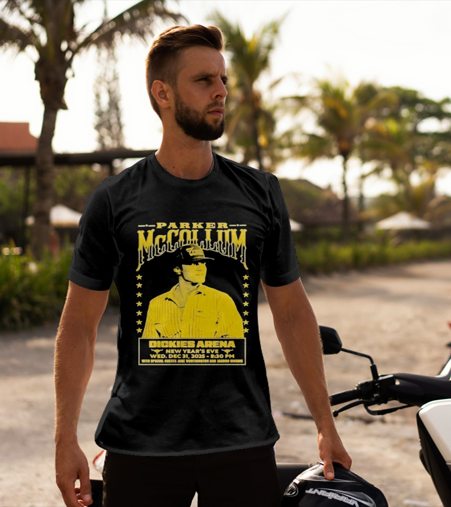 Parker McCollum 12.31.2025 Dickies Arena New Year's Eve Concert Event Stars T-Shirt