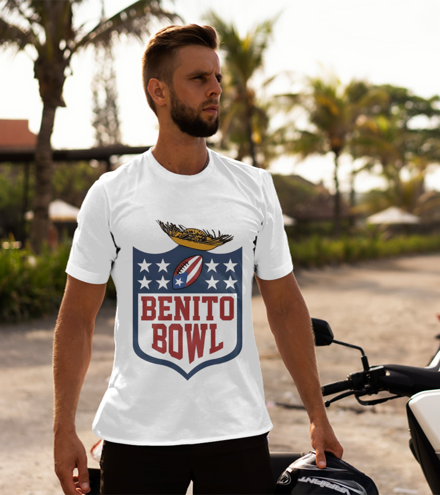 Benito Bowl Bad Bunny Puerto Rico LIX NFL Football 2026 T-Shirt