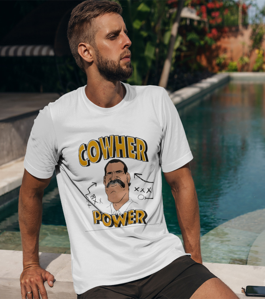 Cowher Power Pittsburgh Steelers Coach Bill Cowher Football T-Shirt