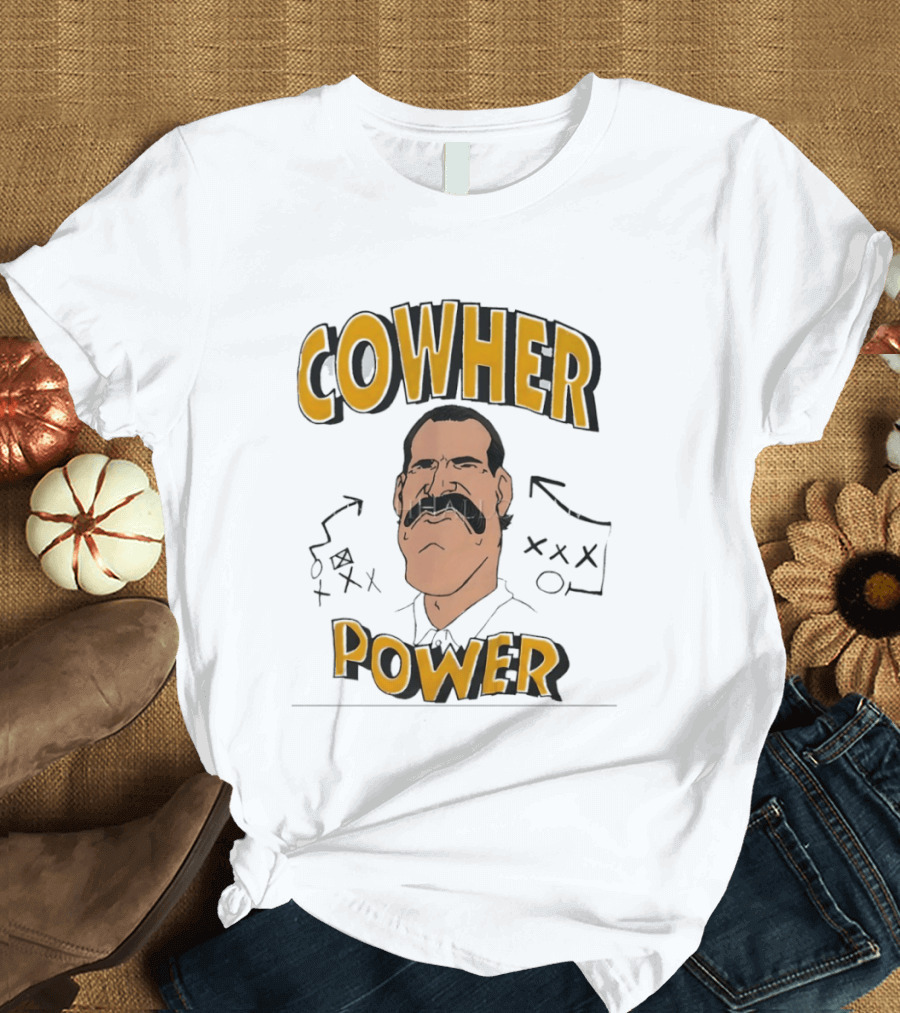Cowher Power Pittsburgh Steelers Coach Bill Cowher Football T-Shirt