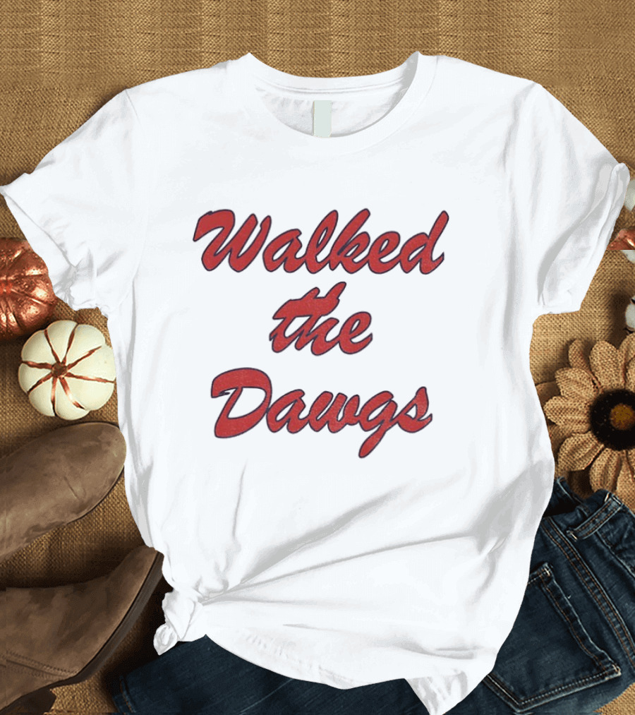 Walked The Dawgs Ole Miss Rebels Football Hotty Toddy T-Shirt