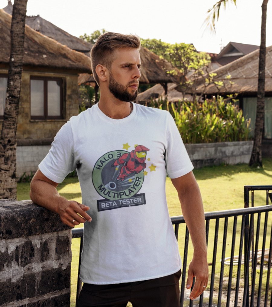 Halo 3 Multiplayer Beta Tester Exclusive Red Spartan T-Shirt