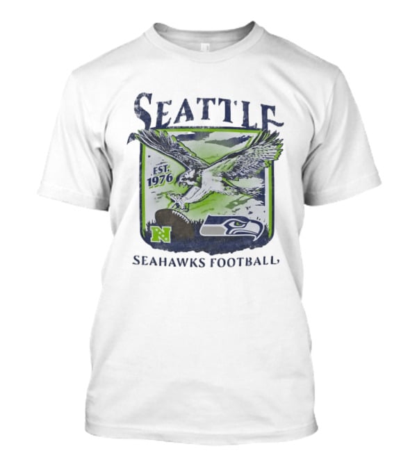 Seattle Seahawks Football EST 1976 NFL Team T-Shirt