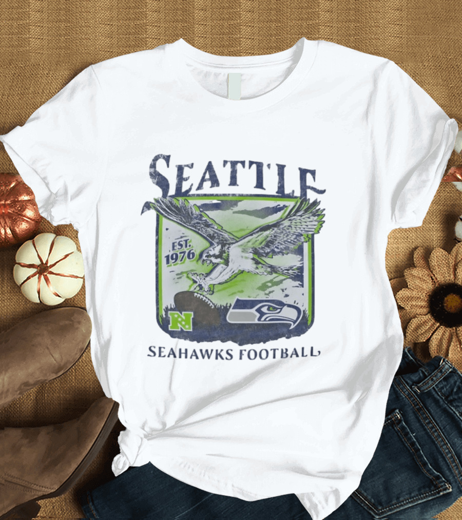 Seattle Seahawks Football EST 1976 NFL Team T-Shirt