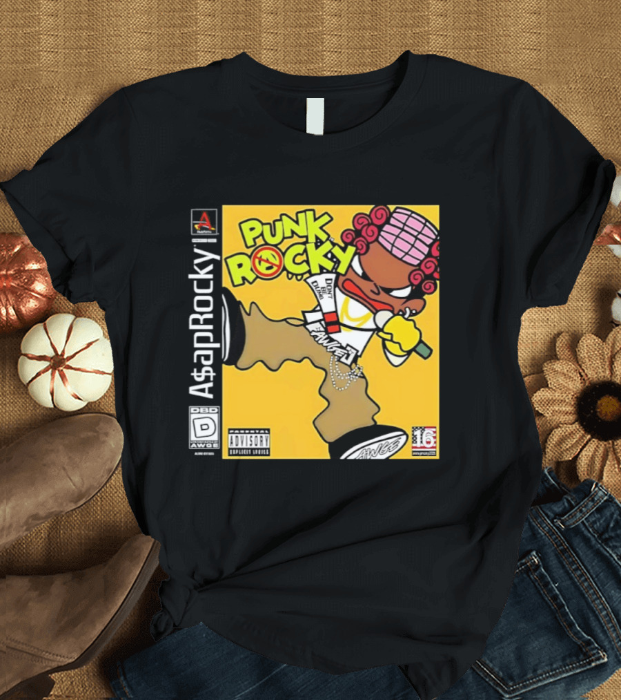 Don’t Be Dumb For Asap Rocky’s Punk Rocky Inspired By Parappa The Rapper T-Shirt