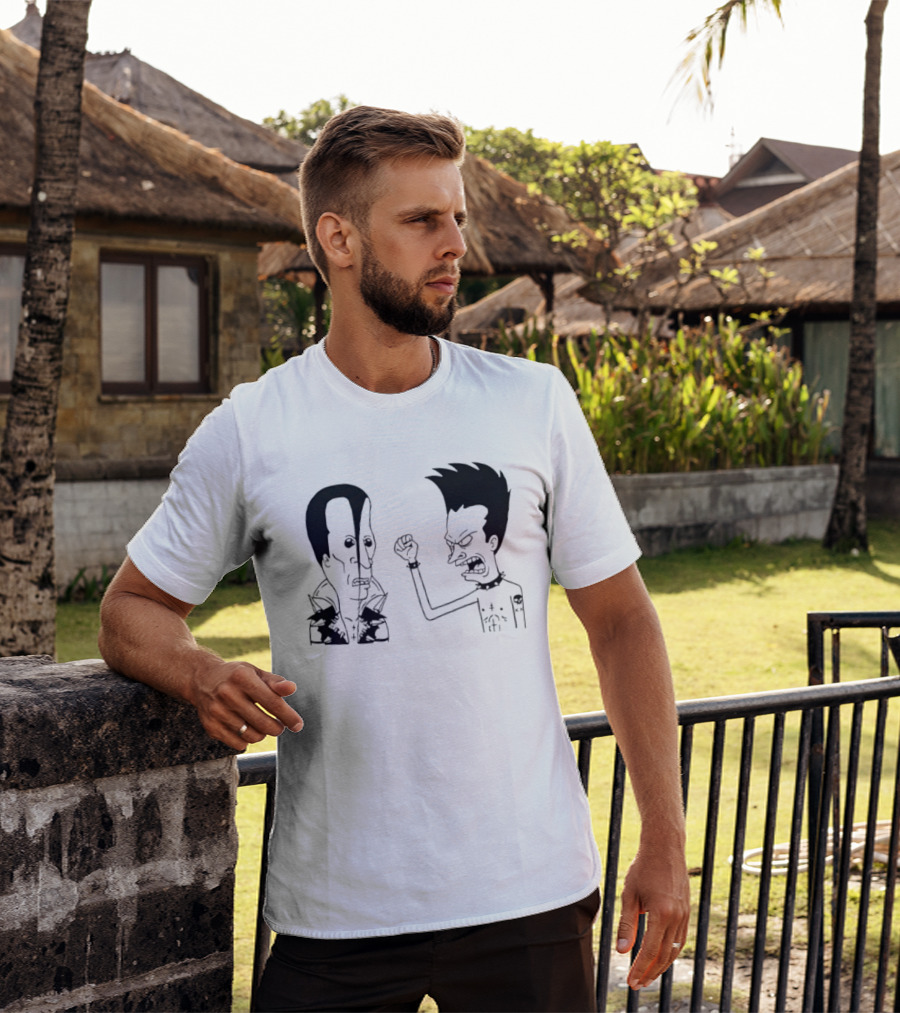 Grumpy Beavis And ButtHead Misfits T-Shirt