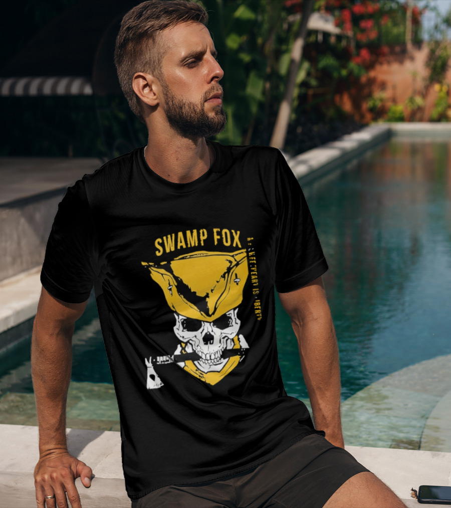 SWAMP FOX Skull My Sweetheart Is Liberty T-Shirt