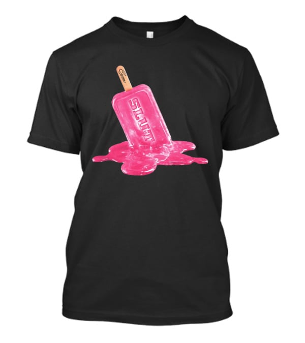 SLUT Pink Melting Ice Cream Stick T-Shirt