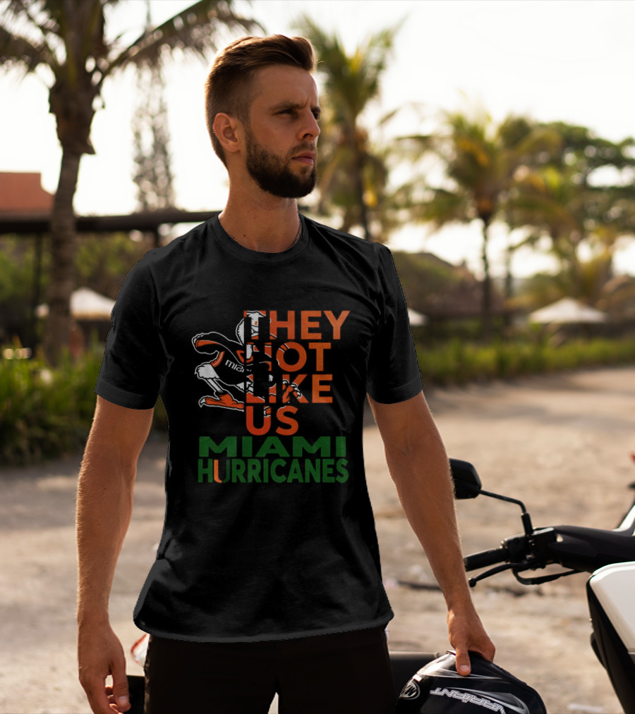 They Not Like Us Miami Hurricanes T-Shirt