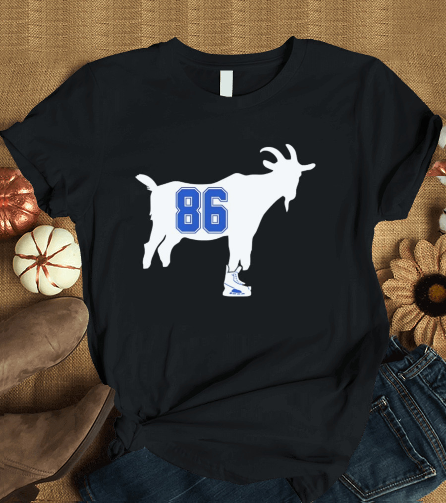 Nikita Kucherov Goat 86 Tampa Bay Lightning Hockey Skates T-Shirt