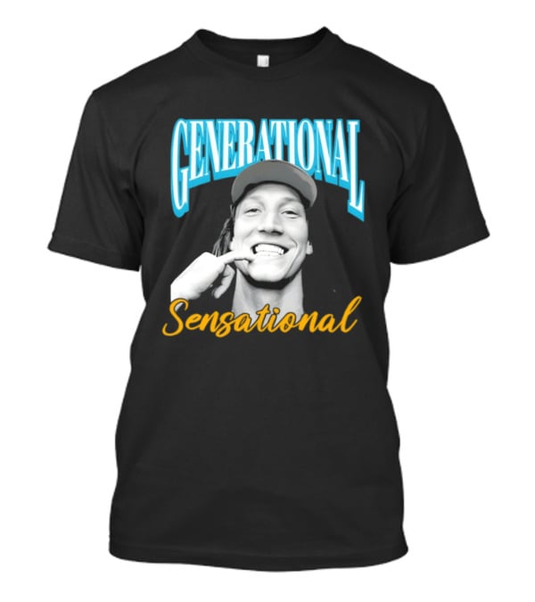 Generational Sensational Trevor Lawrence Jacksonville Jaguars T-Shirt