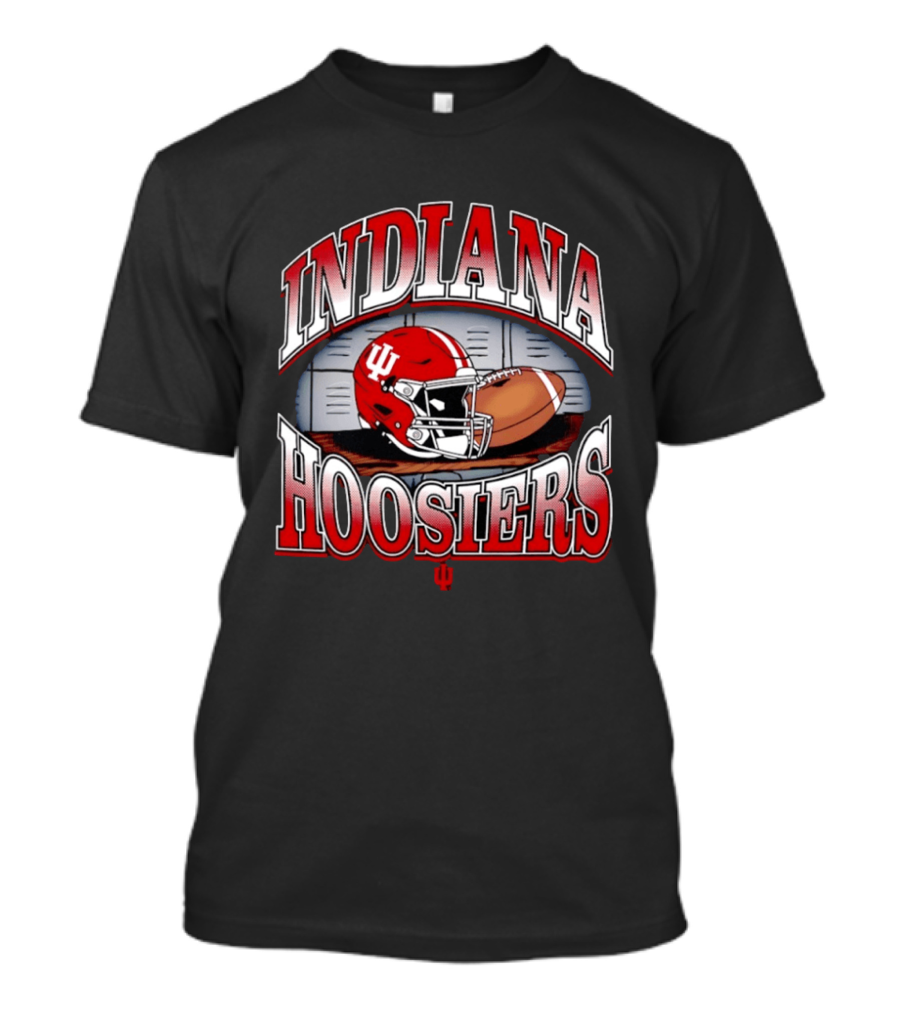Indiana Hoosiers Football Helmet IU Gridiron Fan Gear T-Shirt