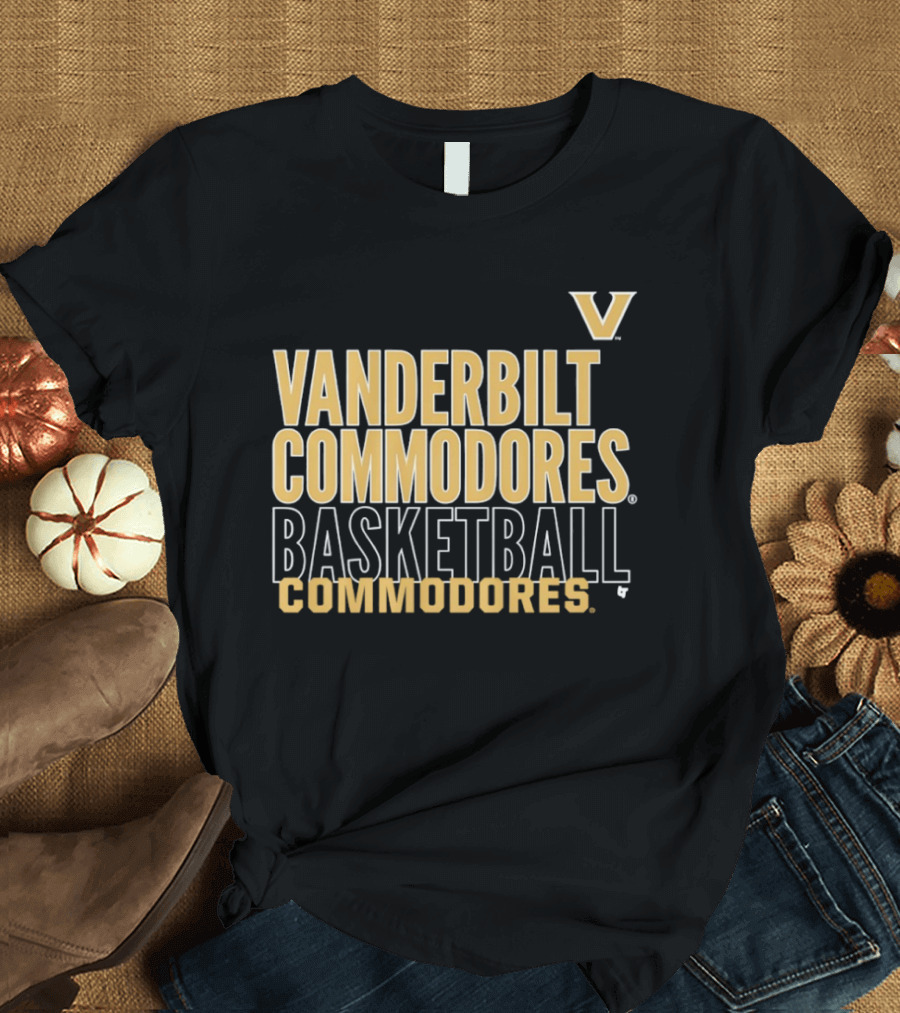Vanderbilt Commodores Basketball Commodores V T-Shirt