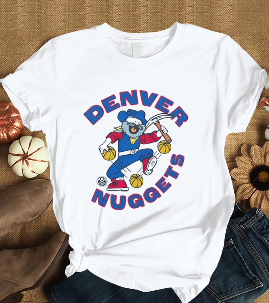 Denver Nuggets Maxie The Miner Basketball Novelty T-Shirt