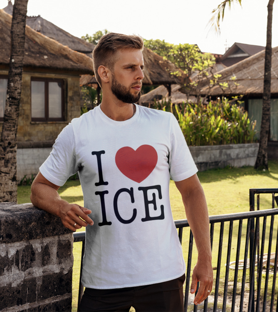 I Love Red Heart ICE T-Shirt