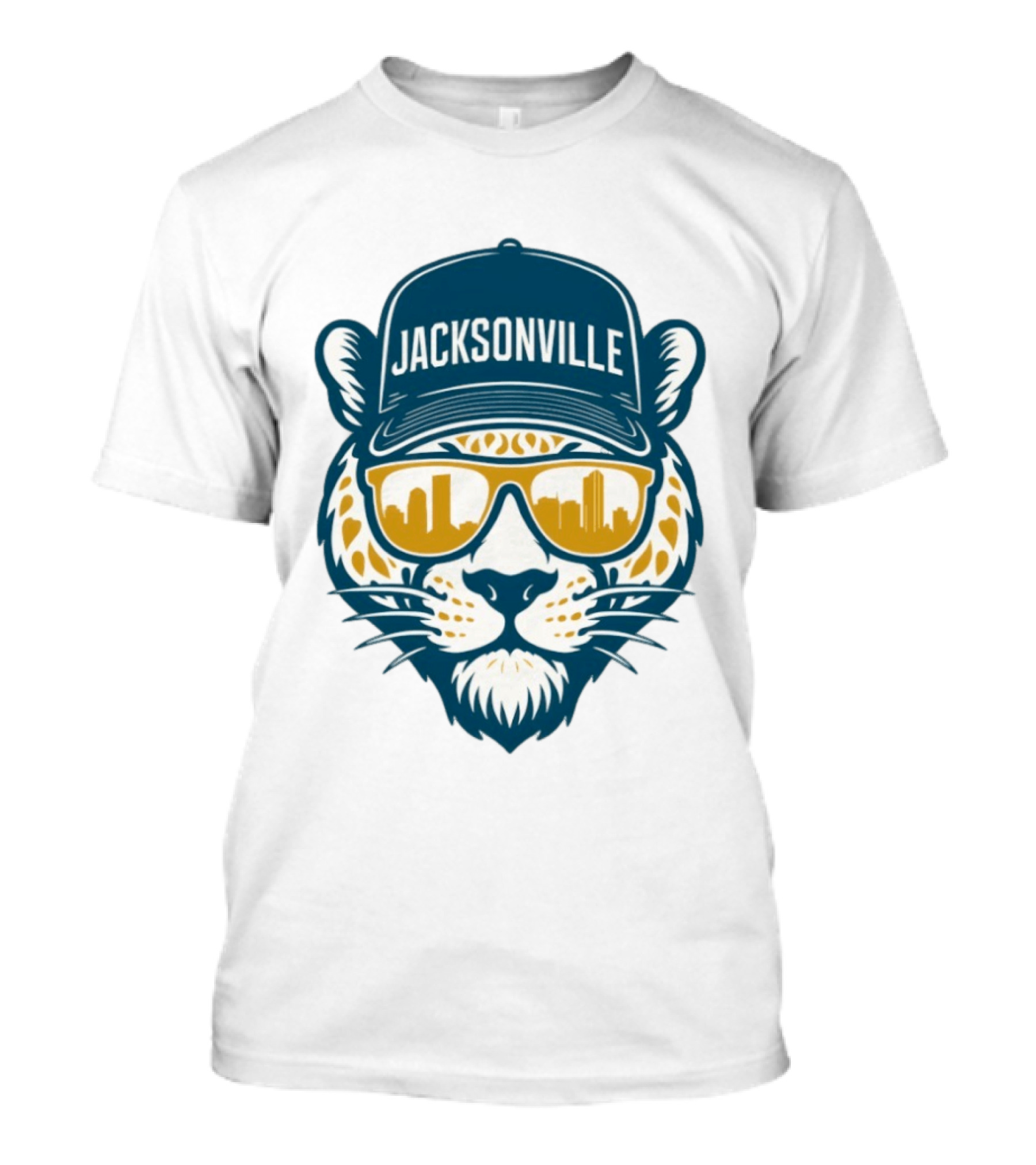 Jacksonville Jaguars Duval Football 2025 Skyline T-Shirt
