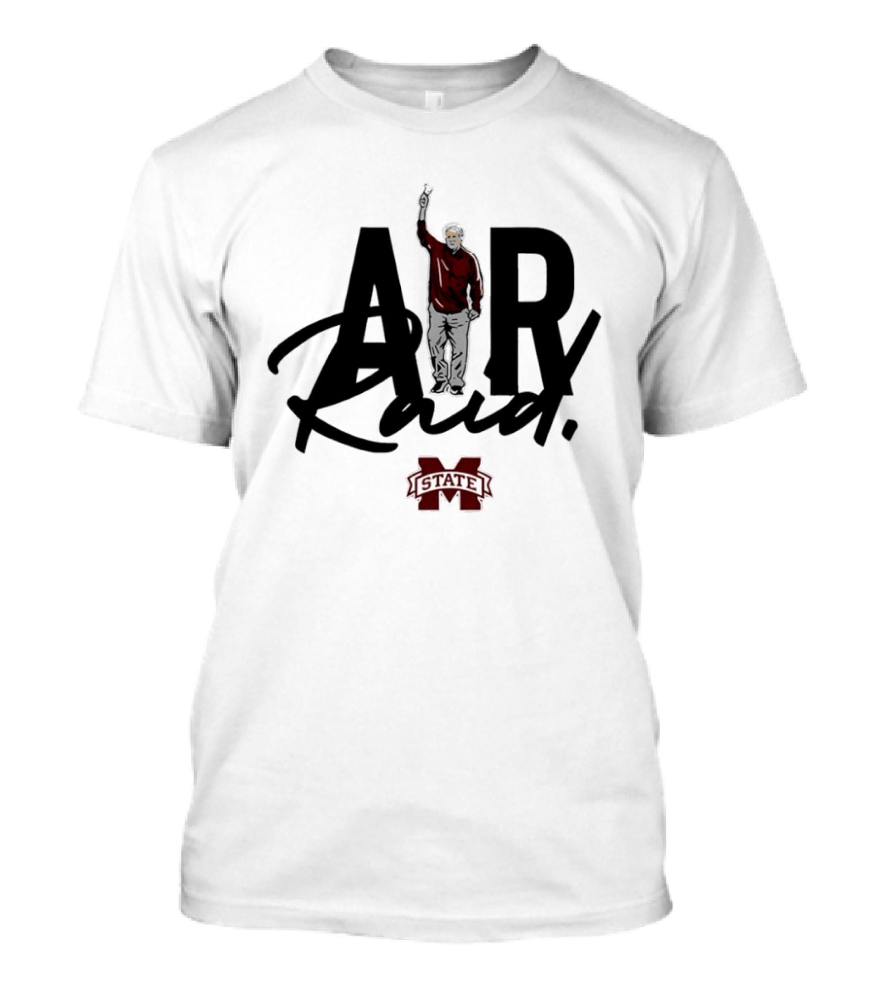 Mike Leach NCAA Mississippi State Air Raid Football Coach T-Shirt