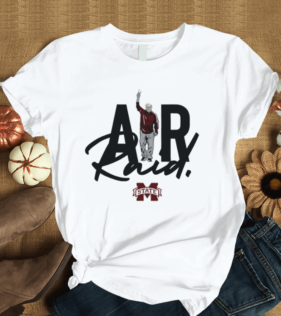 Mike Leach NCAA Mississippi State Air Raid Football Coach T-Shirt