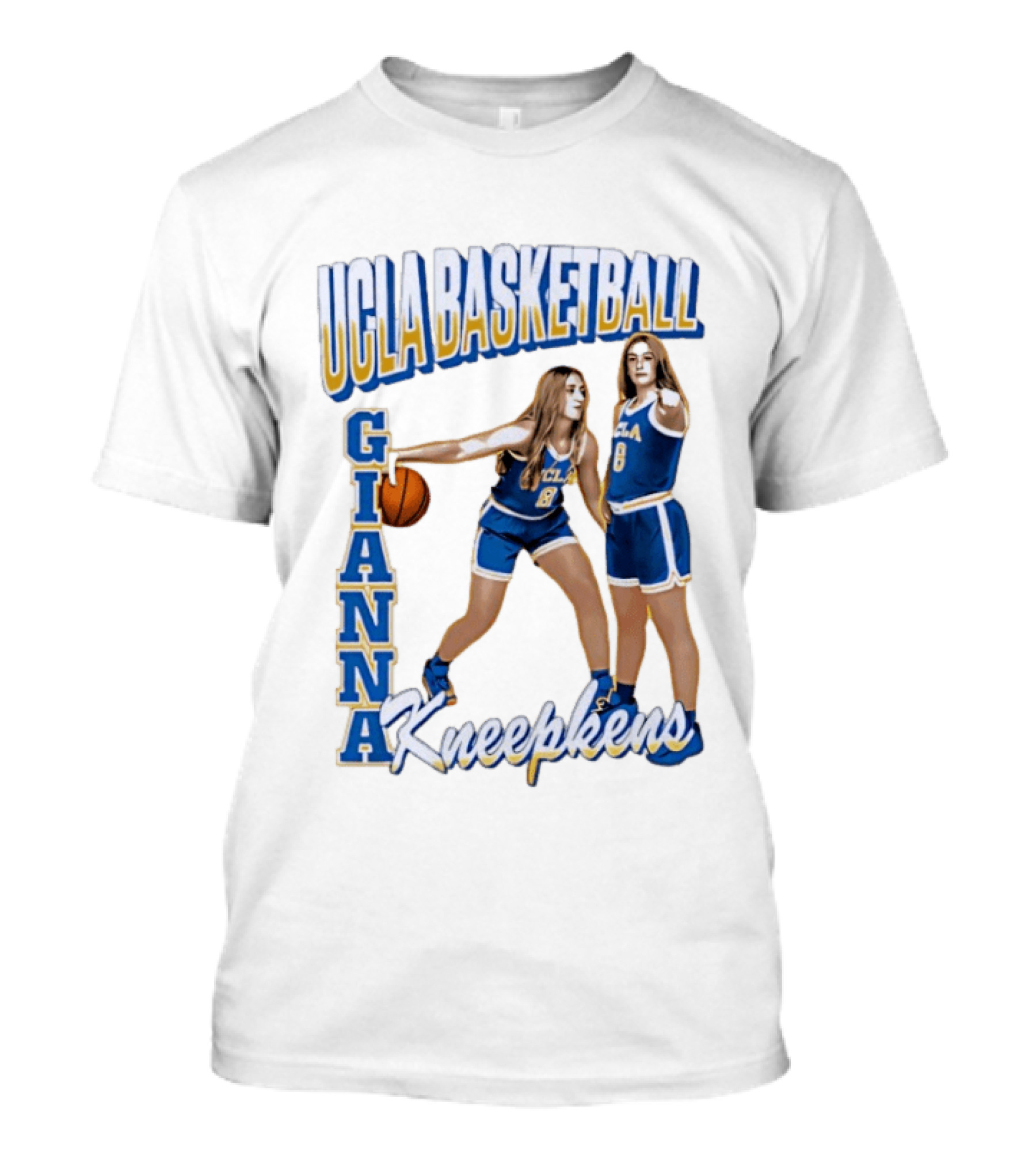 UCLA Basketball Gianna Kneepkens 8 T-Shirt
