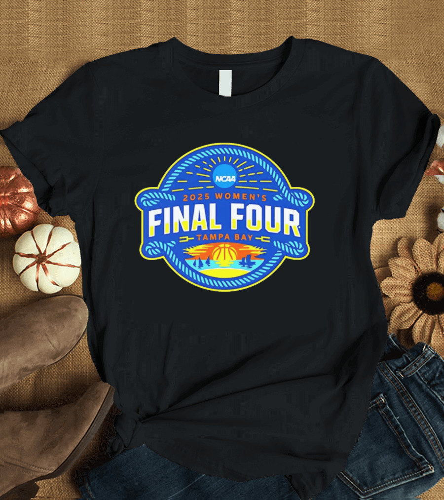 2025 NCAA Women’s Basketball Final Four Tampa Bay Logo T-Shirt