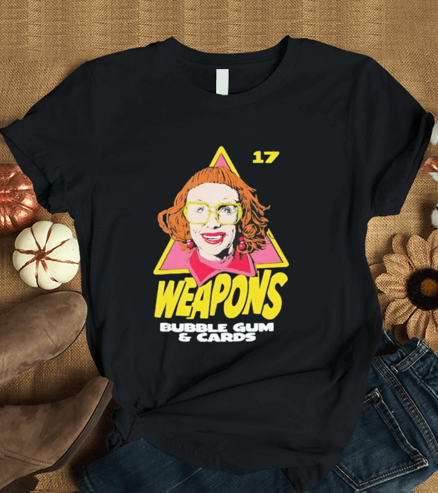 Aunt Gladys Weapons 17 Bubble Gum & Cards T-Shirt