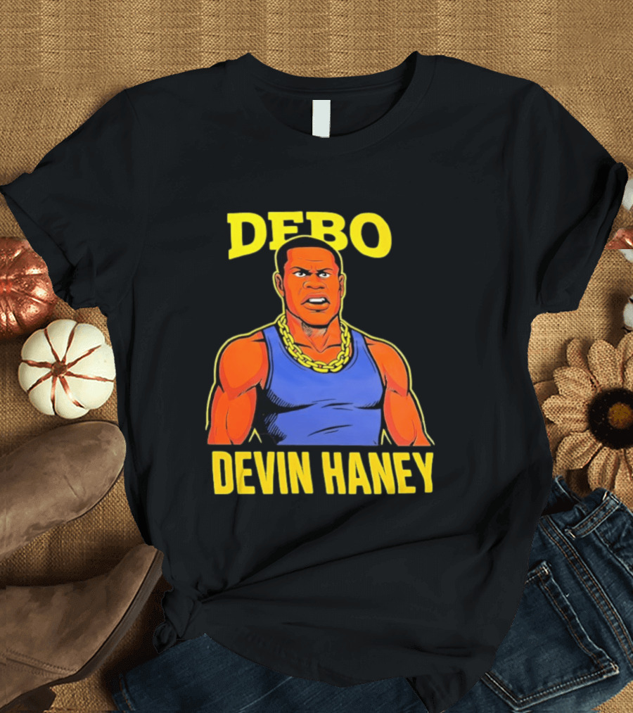 DEBO Devin Haney Cartoon Chain Bold T-Shirt