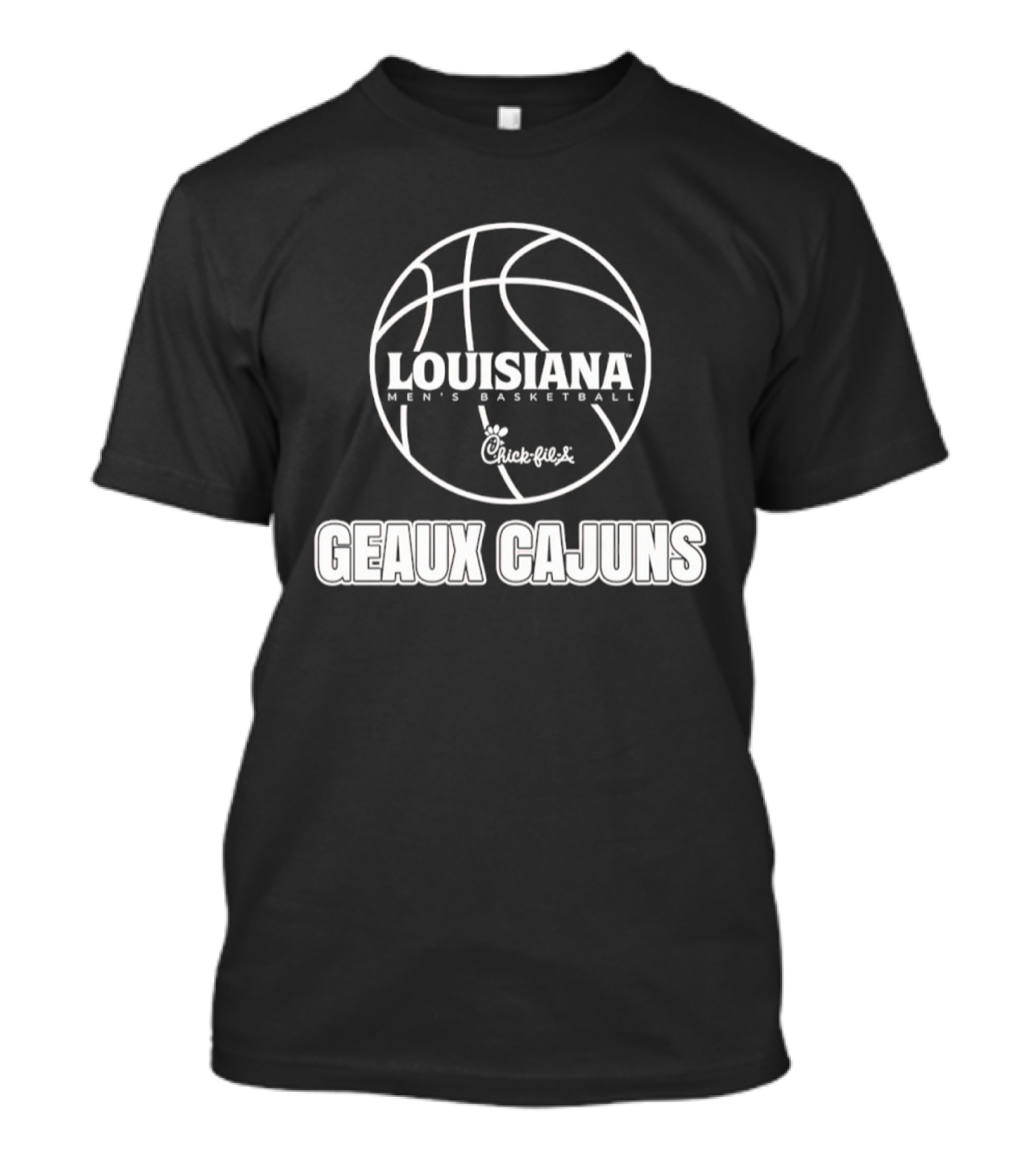 Louisiana Ragin Men's Basketball Chick Fil A Geaux Cajuns Basketball T-Shirt