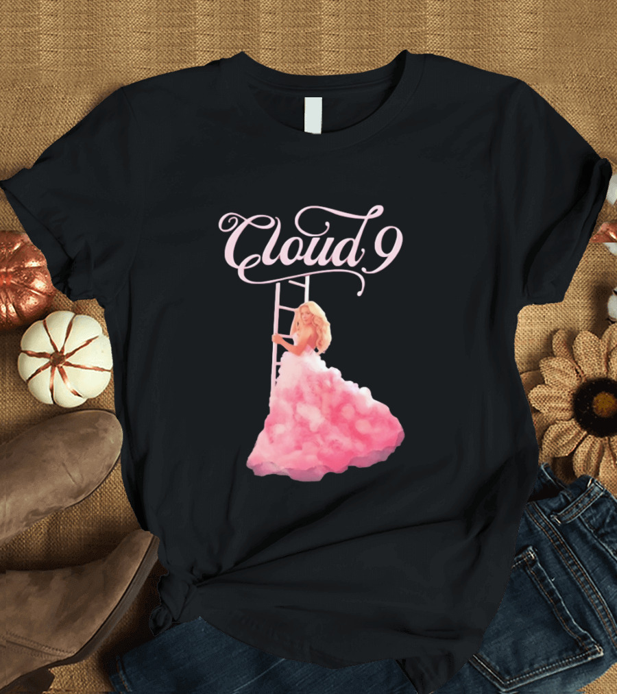 Megan Moroney Cloud 9 Tour Vintage Ladder Pink Dress T-Shirt