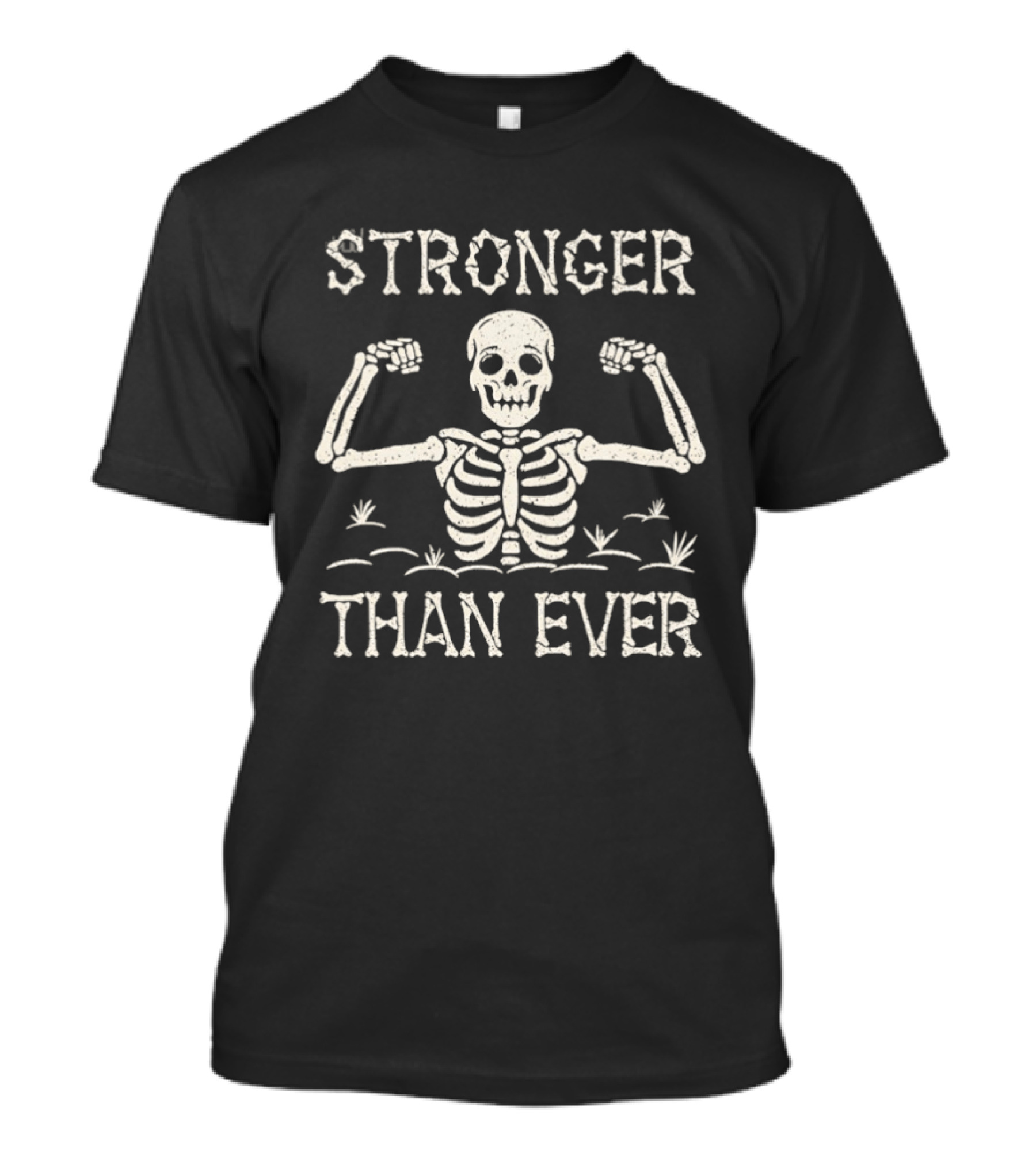 Skeleton Flexing Stronger Than Ever T-Shirt