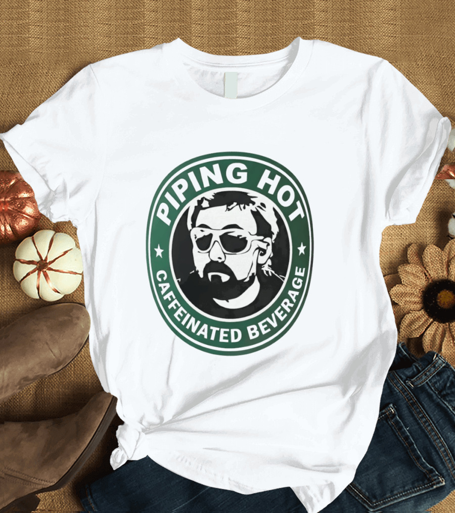 Piping Hot Caffeinated Beverage Adam The Woo T-Shirt