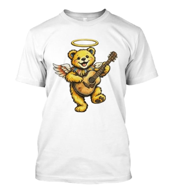 Bob Weir Grateful Dead Angel Bear Guitar Tribute 2026 Rest In Peace Legend T-Shirt