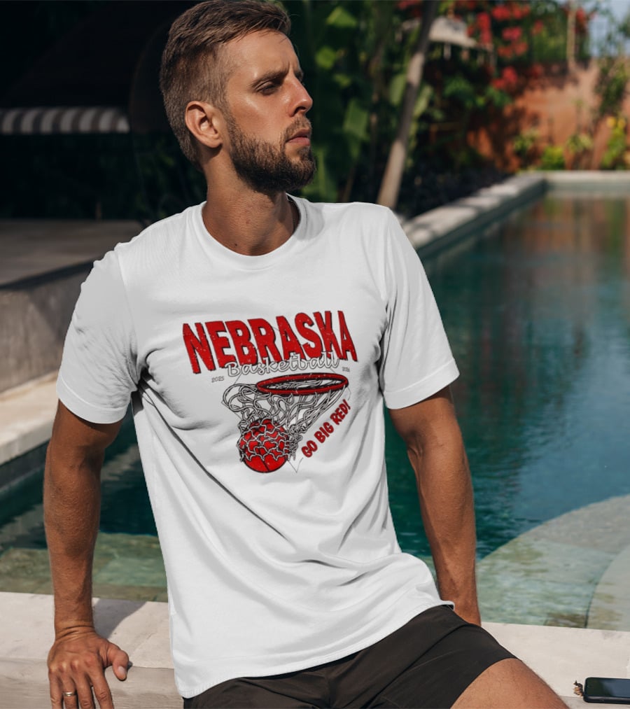 Nebraska Basketball Go Big Red 2025 2026 T-Shirt