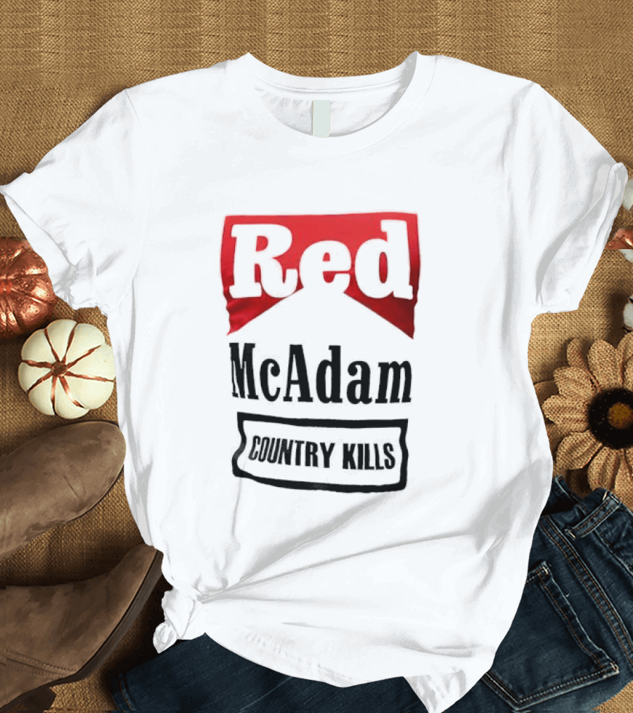 Red McAdam Country Kills Bold T-Shirt