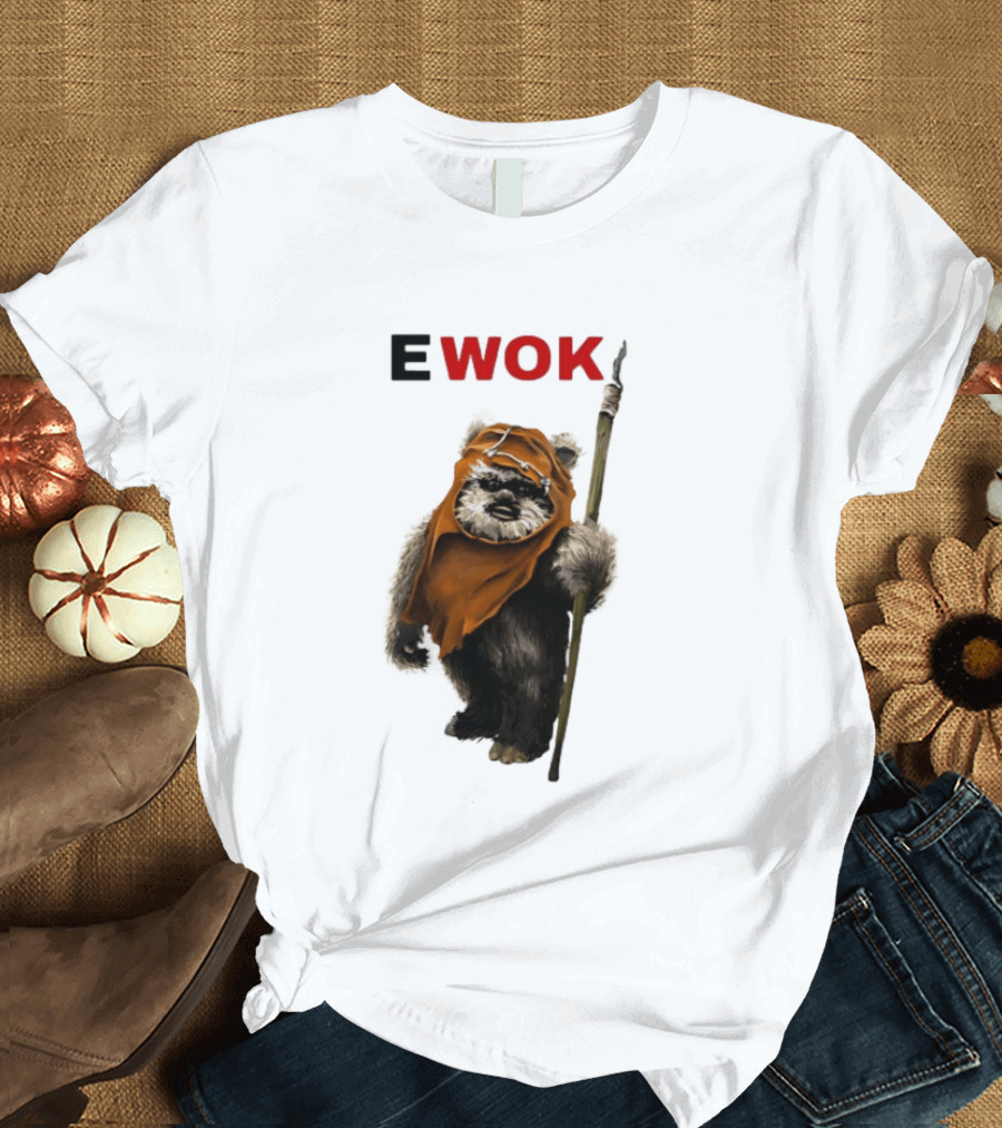 Ewok Wicket W Warrick Star Wars Character Iconic Film Creature T-Shirt