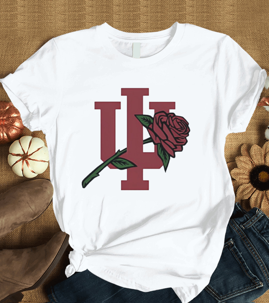Indiana Hoosiers IU Rose T-Shirt