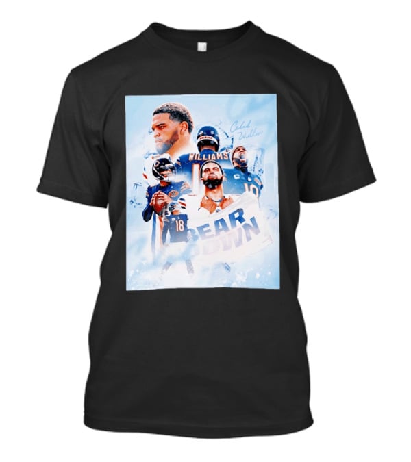 Caleb Williams Bear Down Chicago Quarterback Leadership T-Shirt