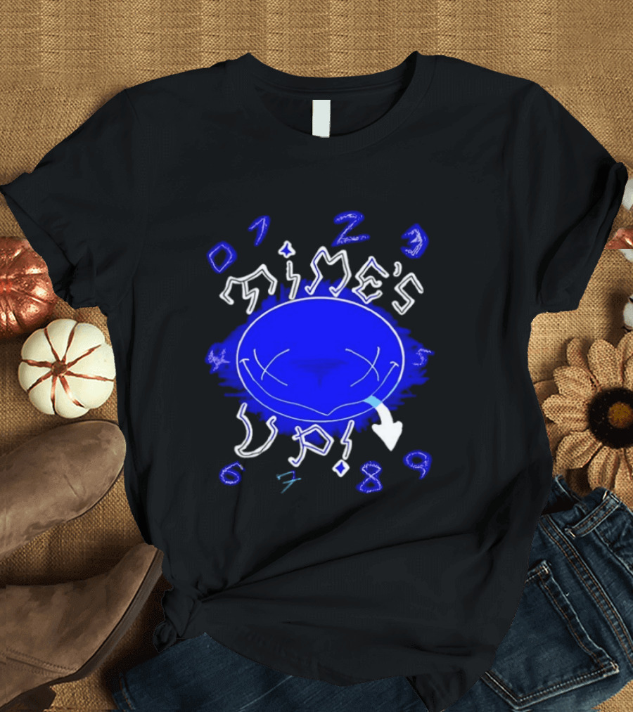 Times Up Design Kookoo Grace Numbers Blue T-Shirt