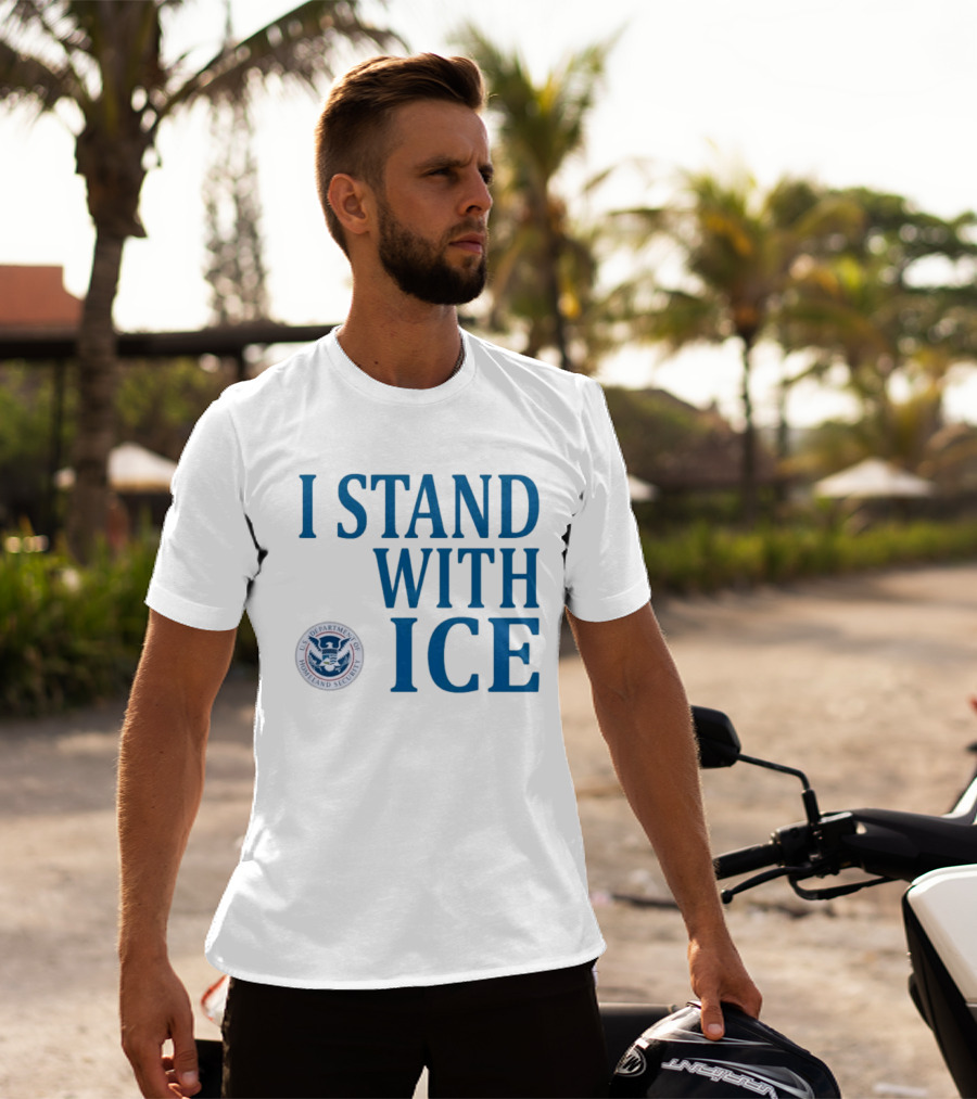 I Stand With Fuck ICE T-Shirt