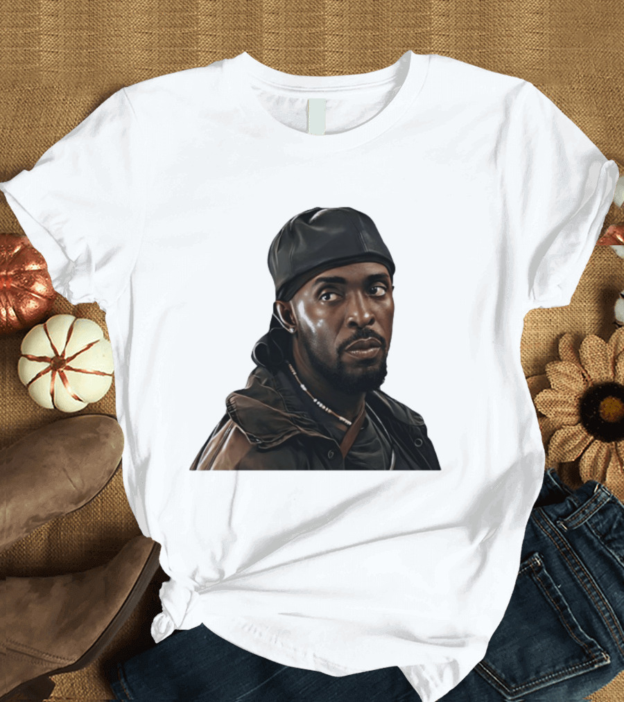 Tray Chaney The Wire Omar Leather Hat Beaded Necklace T-Shirt