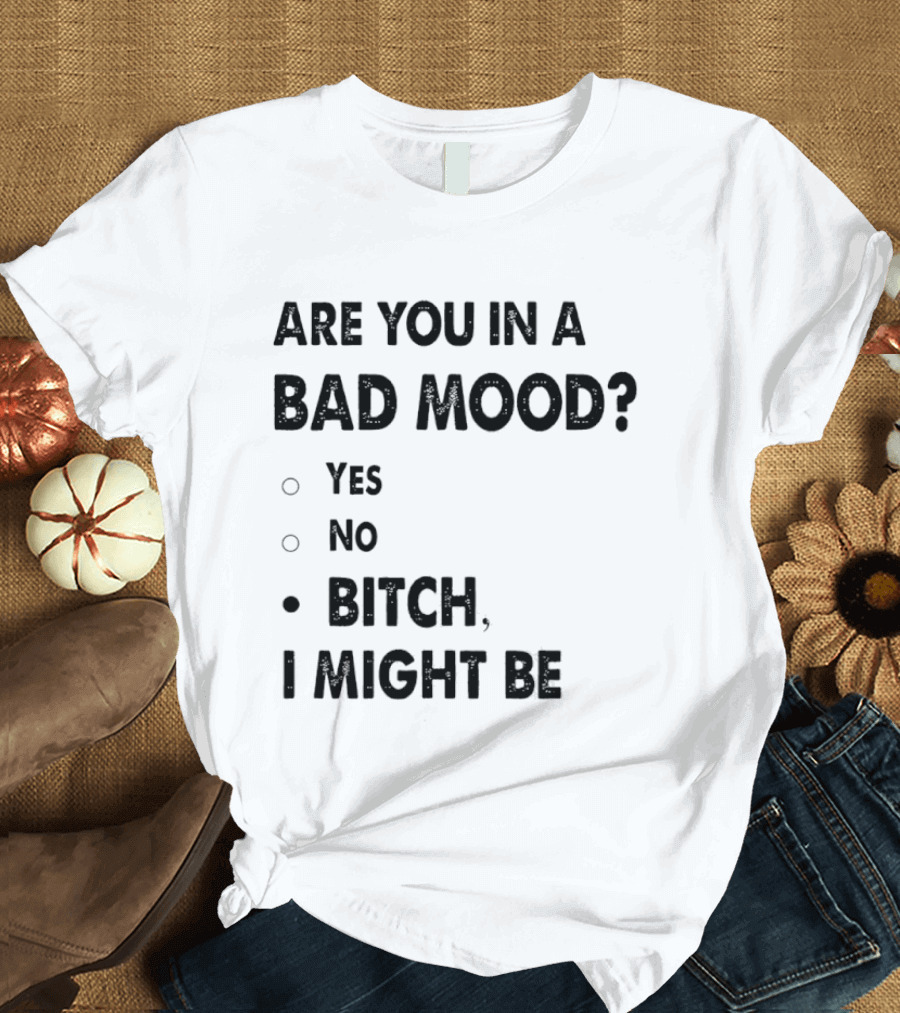 Are You In A Bad Mood Yes No Bitch I Might Be T-Shirt