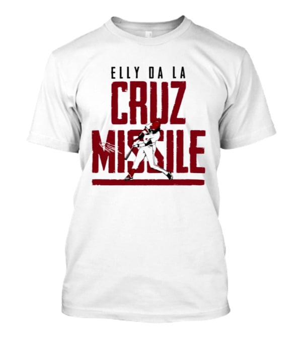 Elly De La Cruz Missile Cincinnati Reds MLB T-Shirt