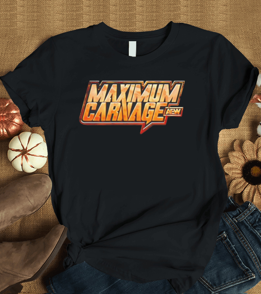 AEW Maximum Carnage 2026 Event Wrestling Promotion T-Shirt