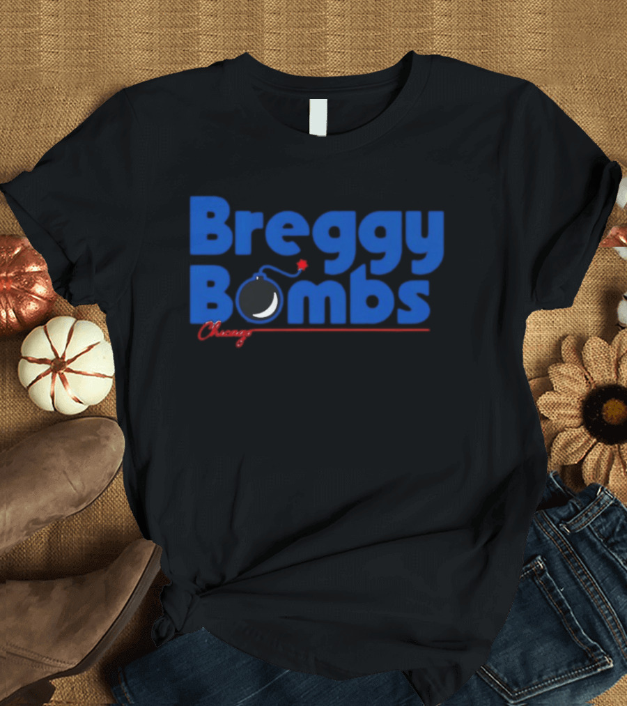 Breggy Bombs Chicago Baseball Alex Bregman T-Shirt