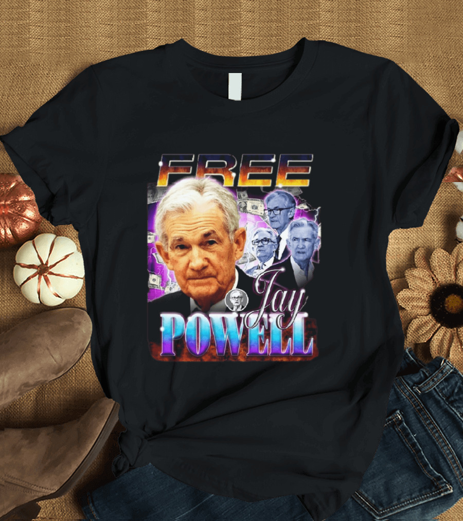 Free Jay Powell Jerome Powell Money T-Shirt