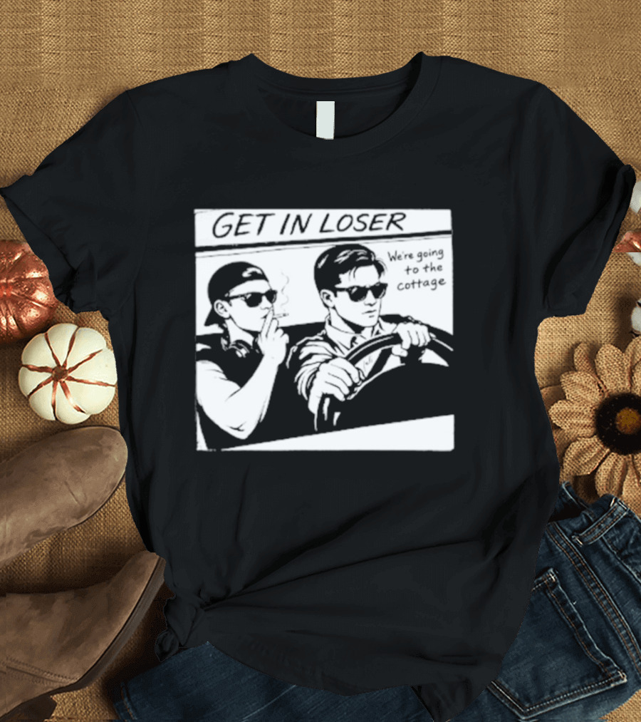 Get In Loser We're Going To The Cottage Heated Rivalry Comic T-Shirt