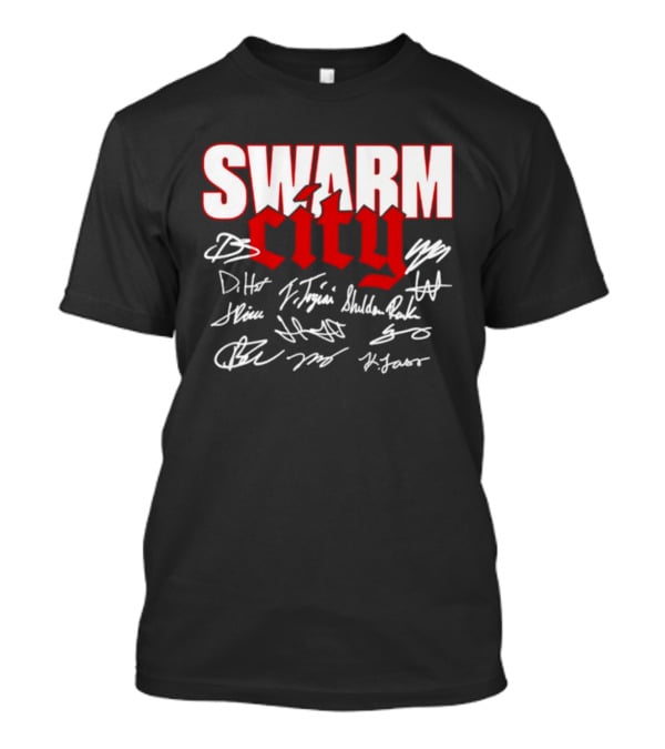 Houston Texans Swarm City Football Team Victory Celebration T-Shirt