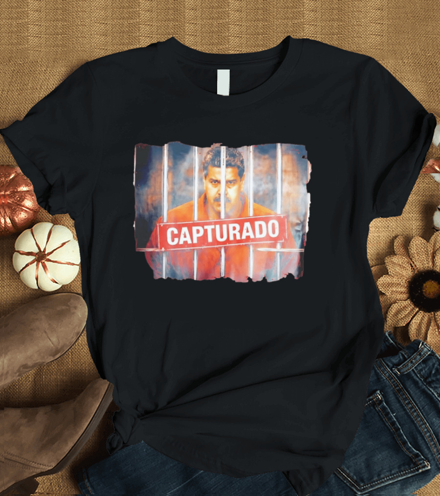 Nicolas Maduro Capturado Behind Bars Prison T-Shirt