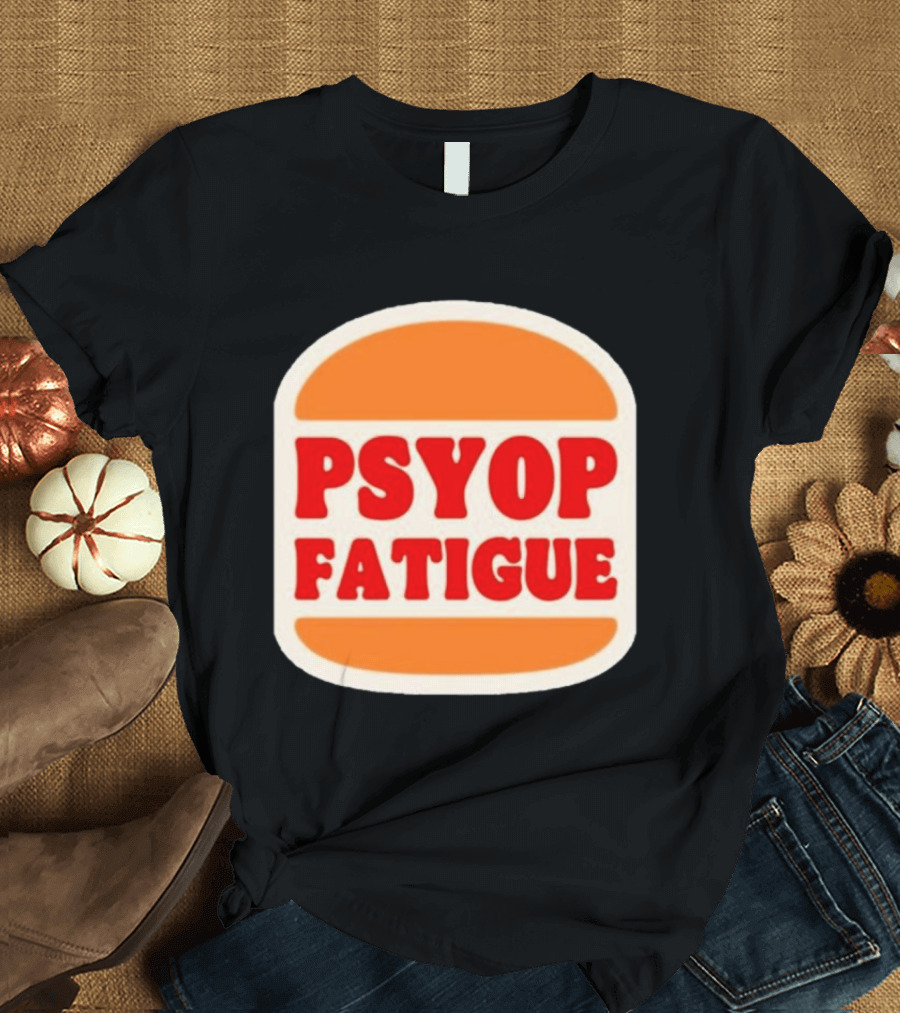 Psyop Fatigue Burger Parody Spirituallock T-Shirt