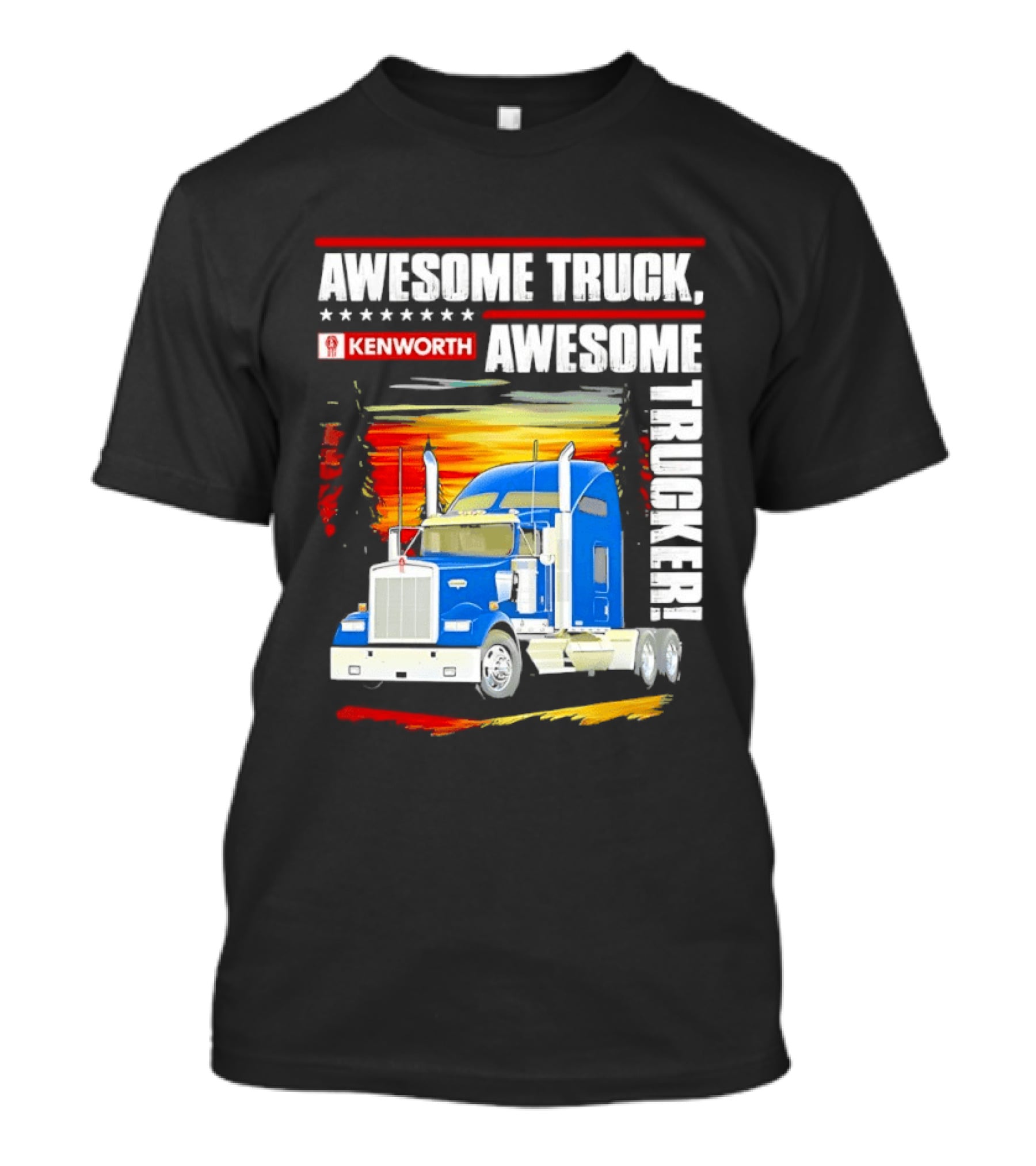 Awesome Kenworth Truck Awesome Trucker T-Shirt